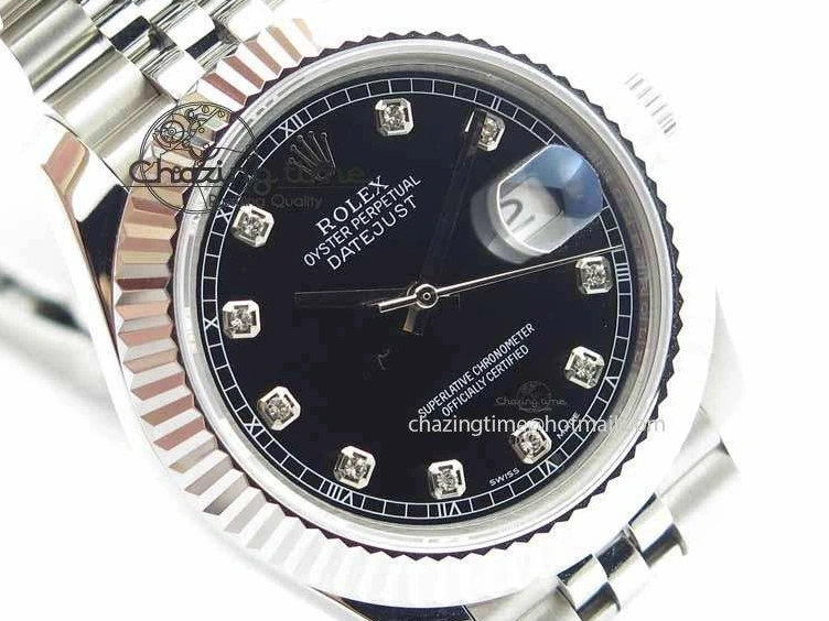 0501 DateJust II 41mm BP Maker Best Edition Black Diamonds Dial On New Version Jubilee Bracelet A Popular 3618